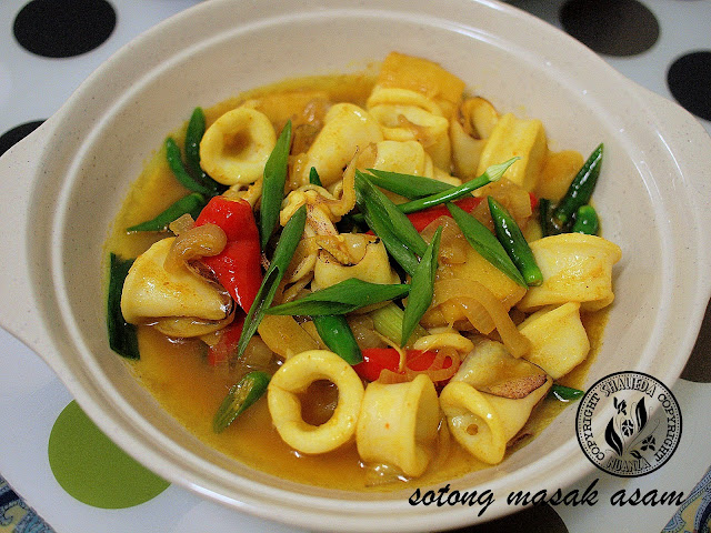 Resepi Sotong Masak Asam Utara  Resep Masakan Khas