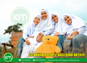 Cara Cetak Nilai Kolektif USBN-BK Madrasah 2019