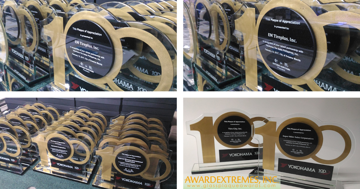 Acrylic Glass Plaque Awards by Awardextremes, Inc.