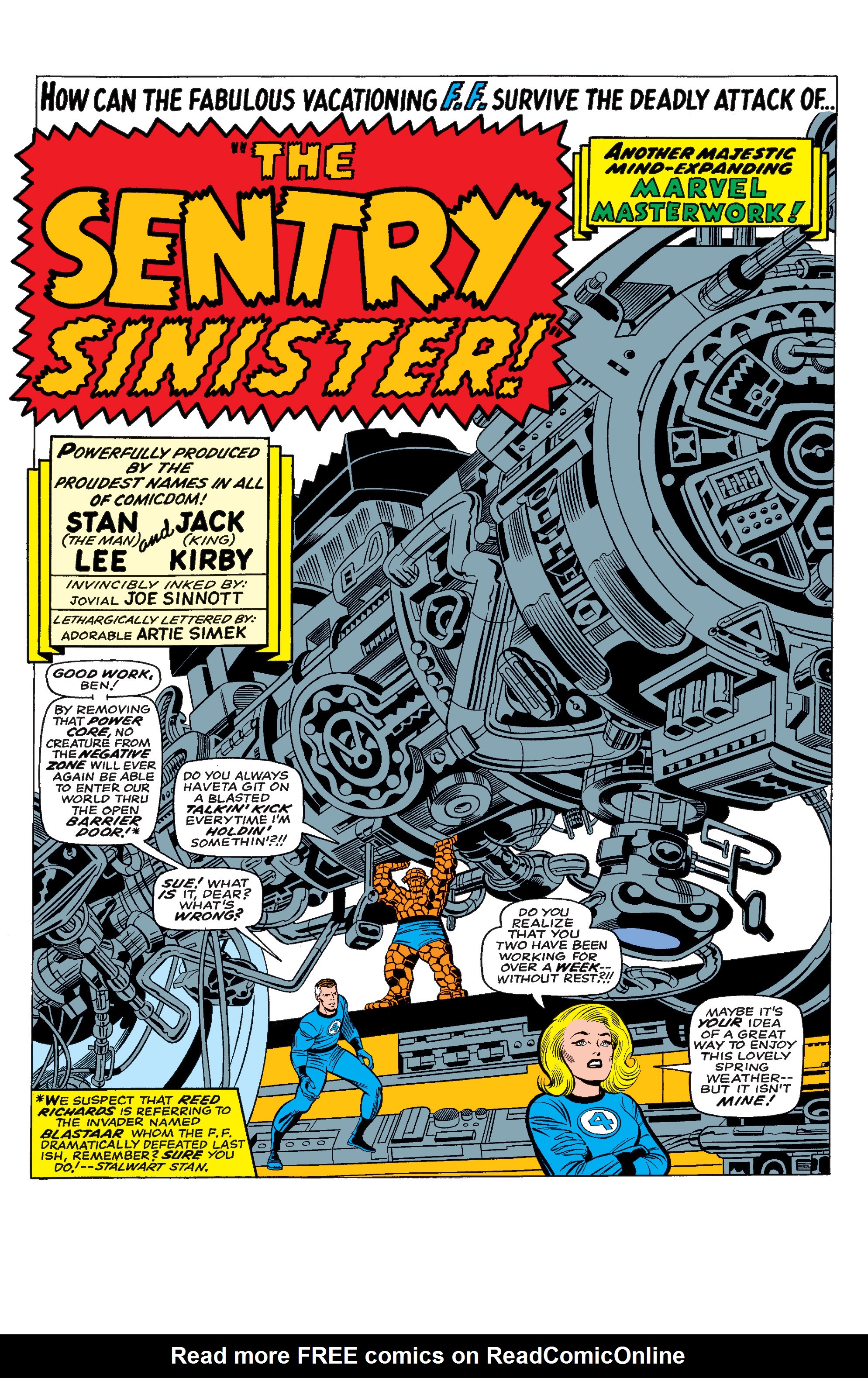 Read online Marvel Masterworks: The Fantastic Four comic -  Issue # TPB 7 (Part 1) - 69