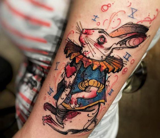 tatuagens femininas de coelho tatuagens femininas de coelho
