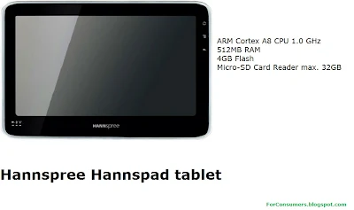 Hannspree Hannspad tablet