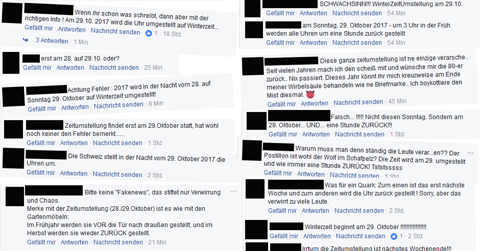 Leserbriefe Zu Nicht Vergessen Diesen Sonntag Werden Die Uhren