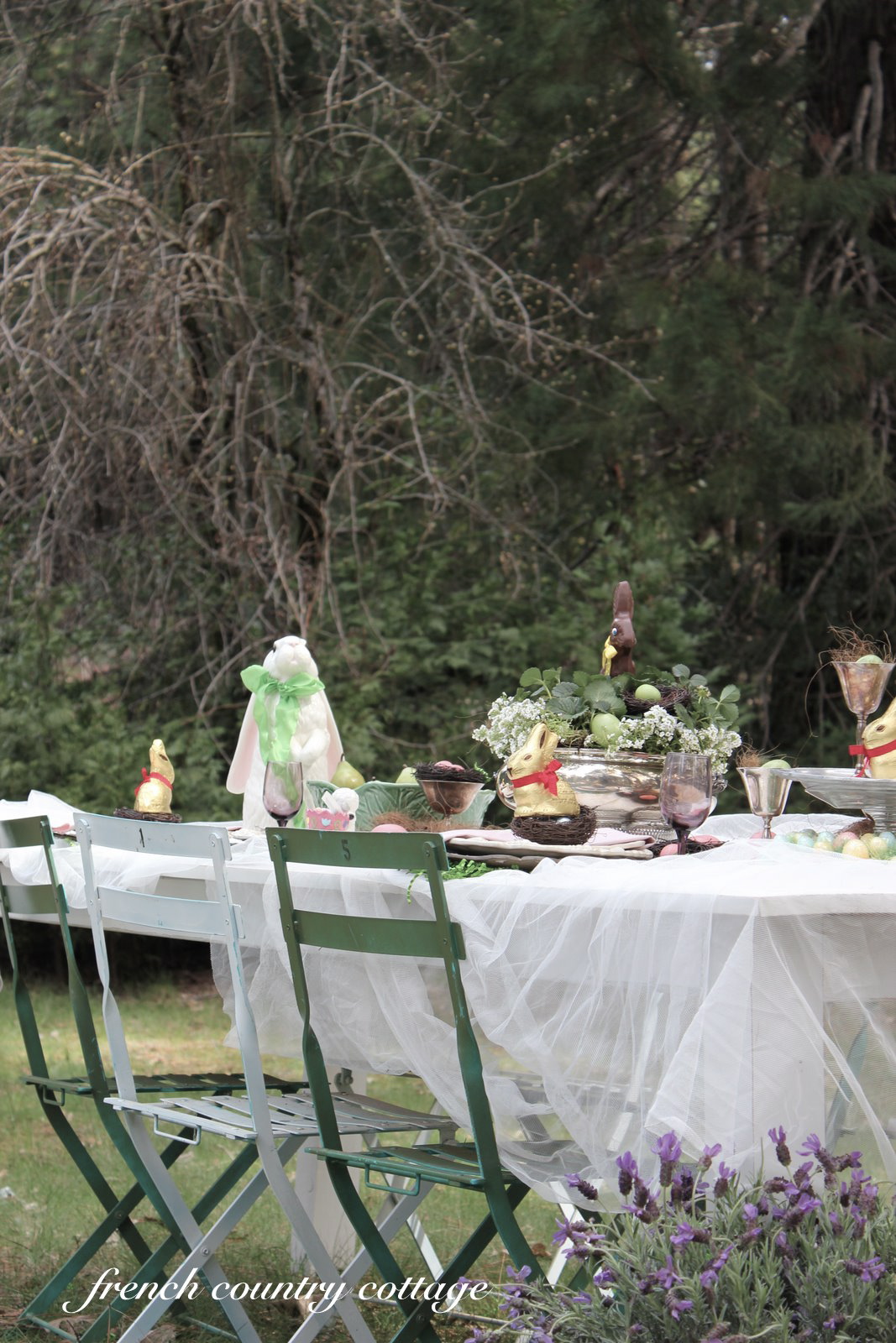 Whimsical Easter Tablescape French Country Cottage