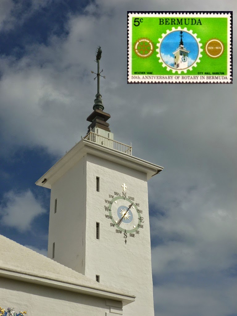 Photoops Bermuda City Hall Weather Vane Hamilton, Bermuda