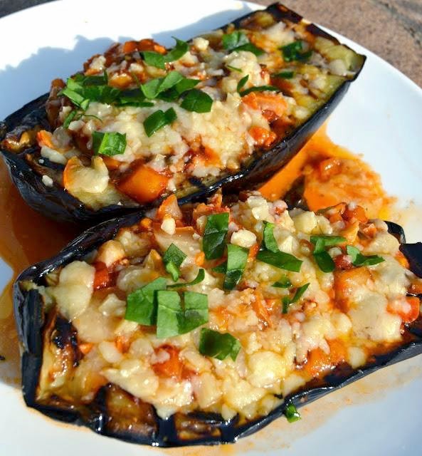 Grilled Eggplant Parmesan Boats The Nutritionist Reviews