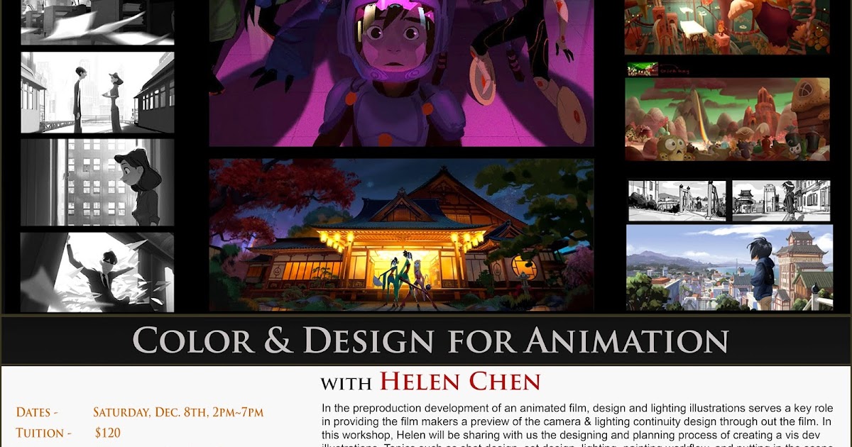 Concept Design Academy Color Design For Animation Workshop With Helen Chen