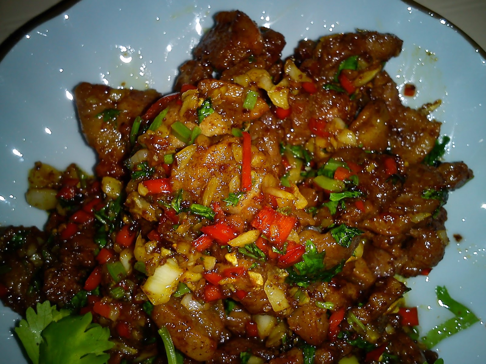 Cooking Pleasure FRIED CRISPY GARLIC PORK BELLY