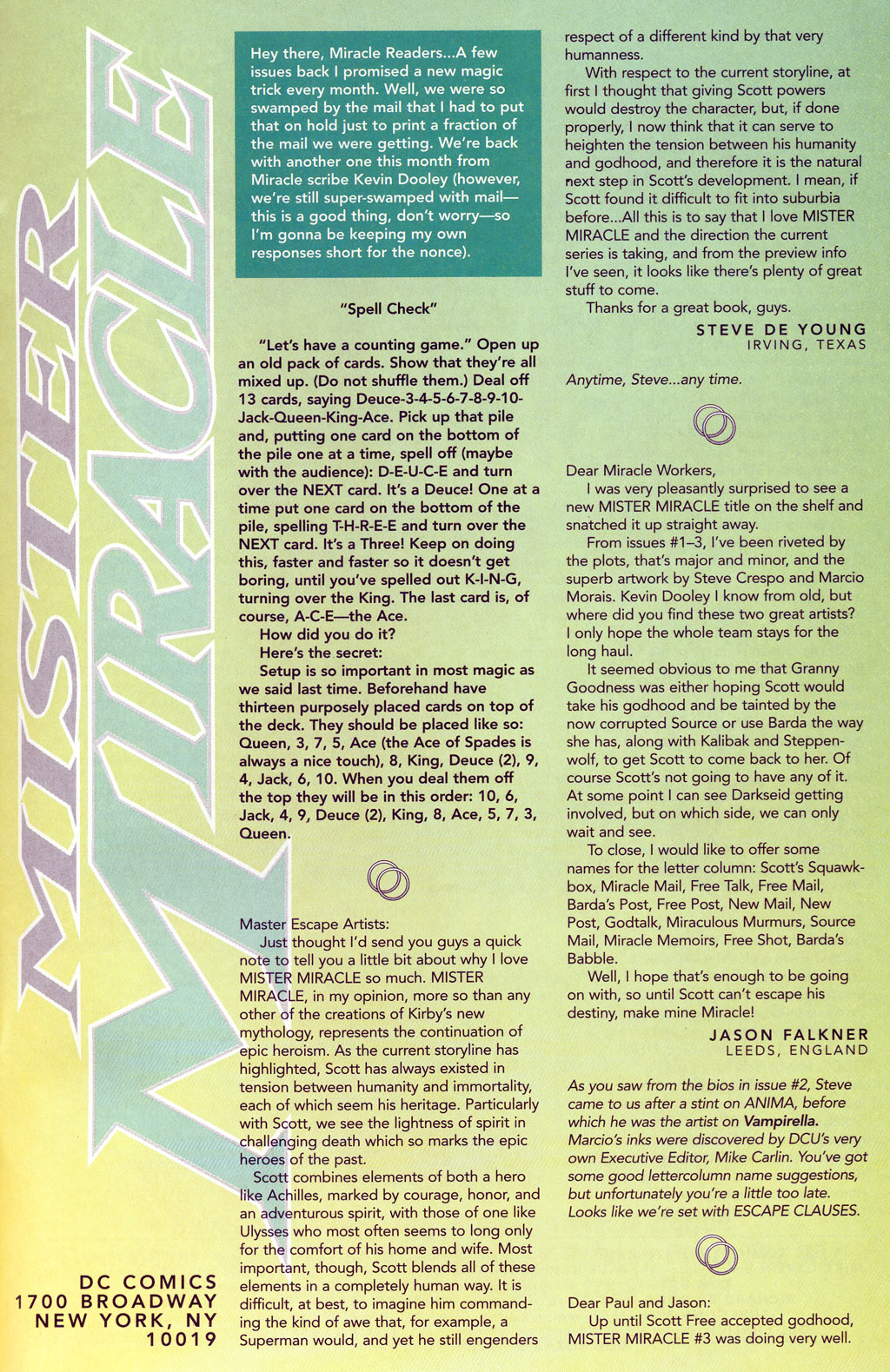 Read online Mister Miracle (1996) comic -  Issue #6 - 26
