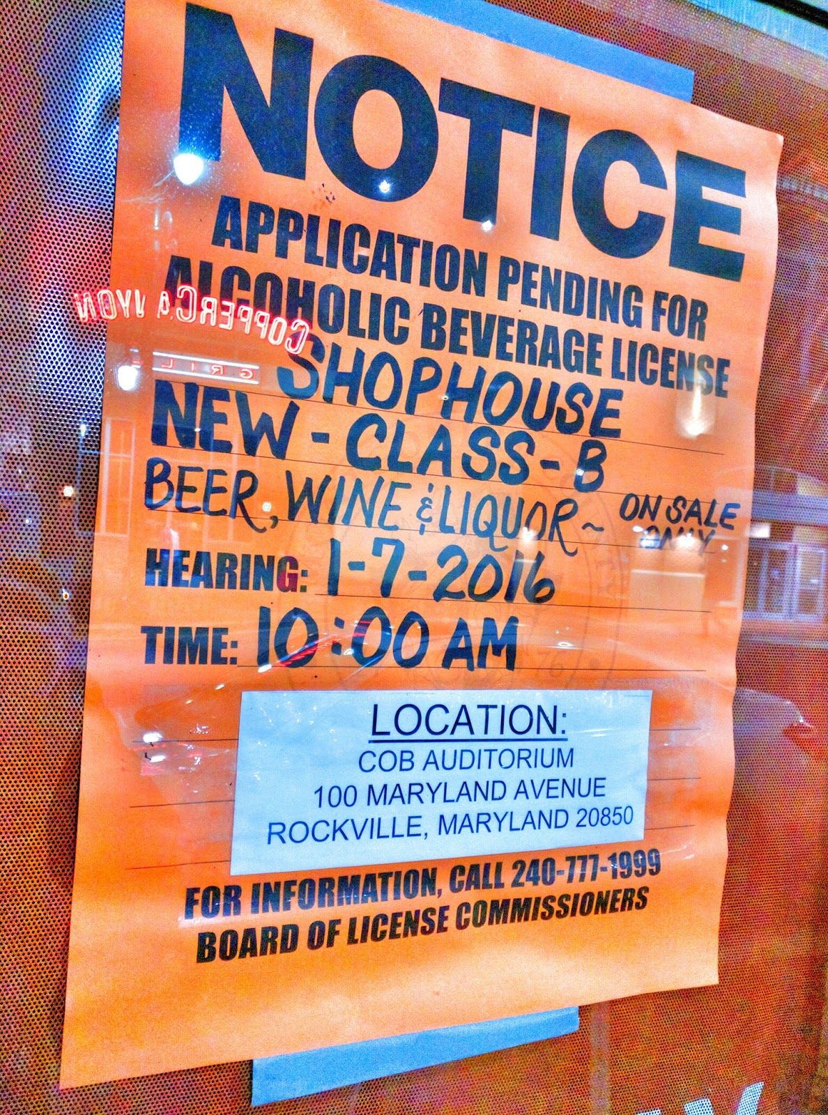 East MoCo ShopHouse applies for liquor license in Silver Spring (Photos)