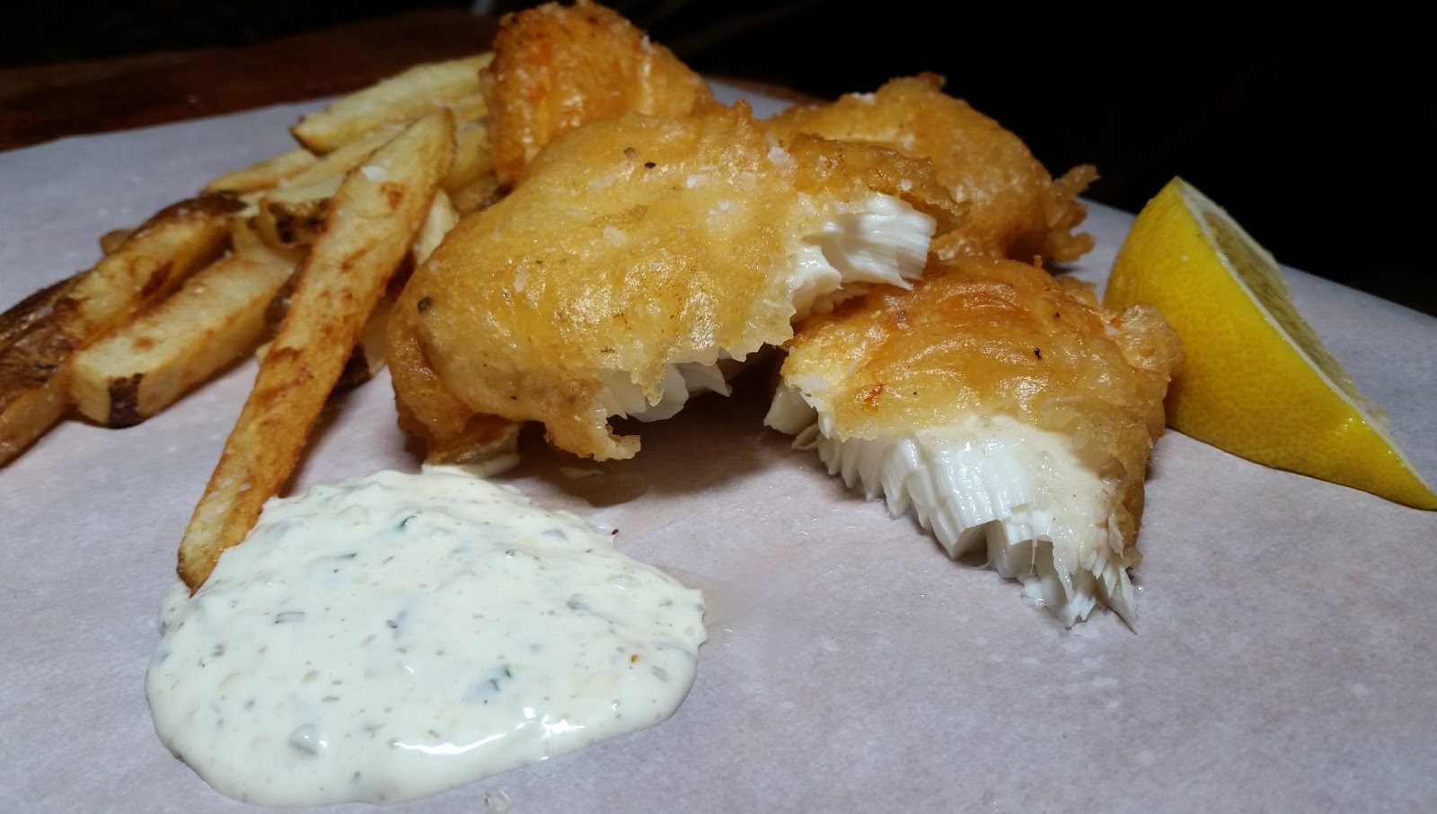Thibeault's Table Halibut Fish and Chips