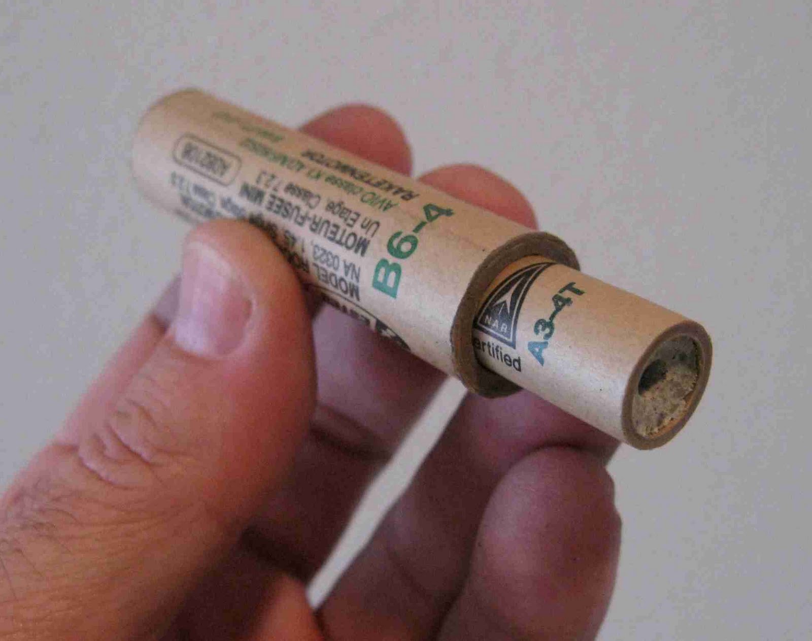 Model Rocket Building Recycled Engine Casings