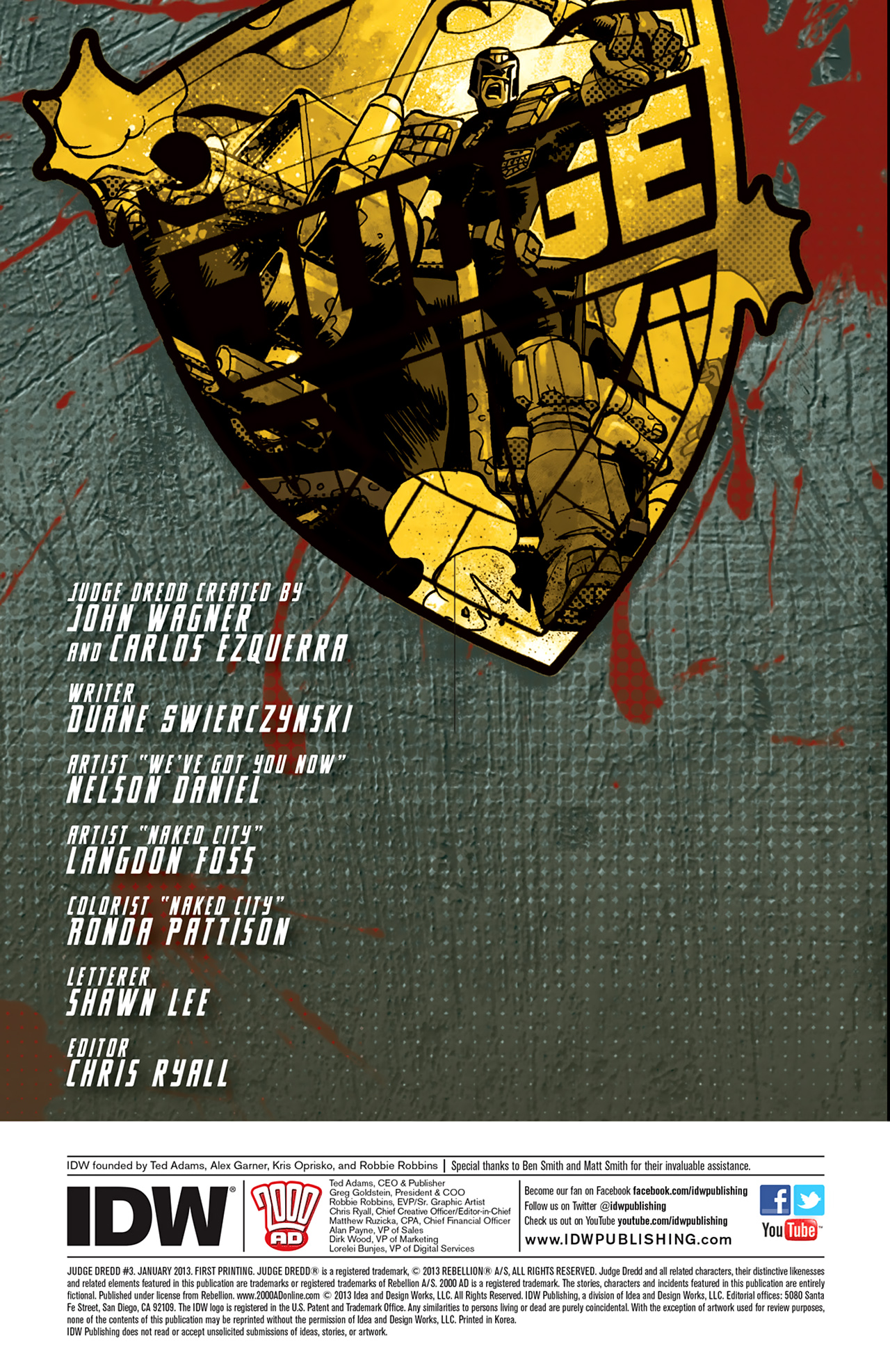 Read online Judge Dredd (2012) comic -  Issue #3 - 3