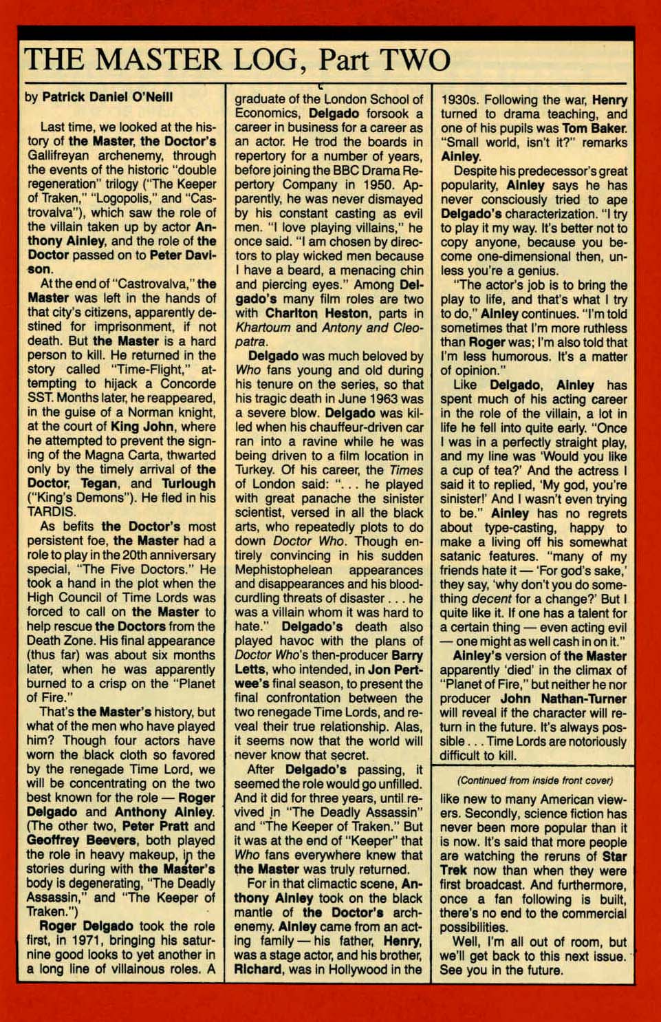 Doctor Who (1984) issue 15 - Page 21