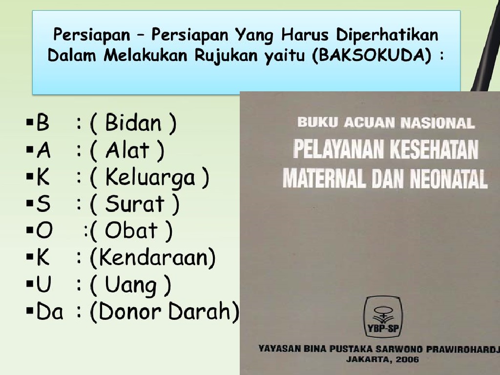 Sistem Rujukan Kebidanan Tujuan Jenis Kegiatan Persiapan Dan Langkah Langkahnya