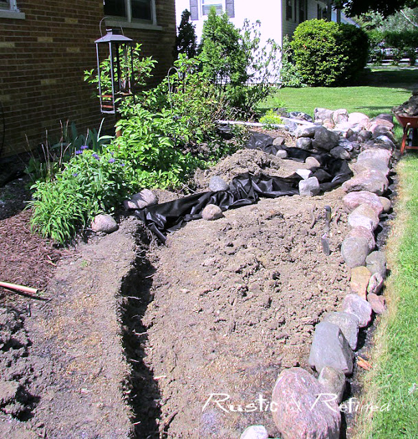 DIY how to divert water from a foundation