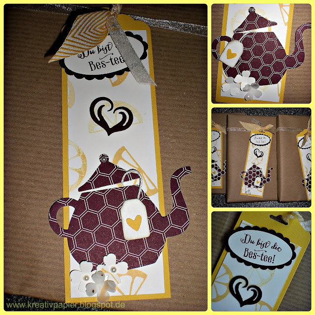 Kreativpapier Ich bin verliebt....