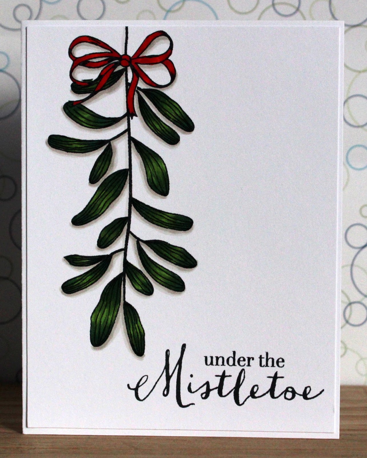 Mistletoe Rubber Stamp for Cardmaking, Mistletoe Stamp for Winter Wishes,  Christmas Scrapbooking Supplies, Holiday Stationery, Twig Stamp 