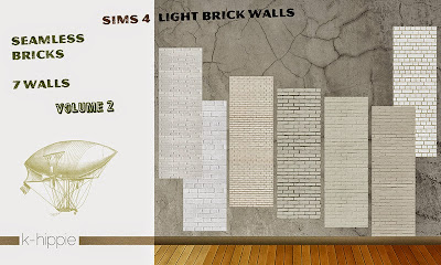 My Sims 4 Blog: Brick Walls + Tile & Pavement Floors by Blackgryffin