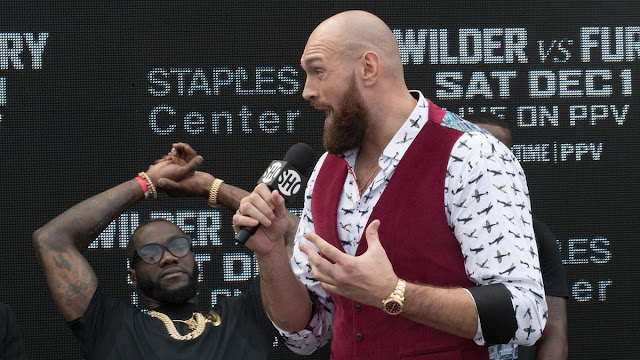 Tyson Fury and Relaxed Deontay Wilder