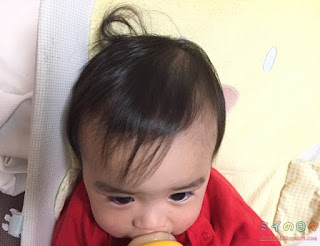 赤ちゃん 髪の毛 推移 13ヶ月 1歳1ヶ月