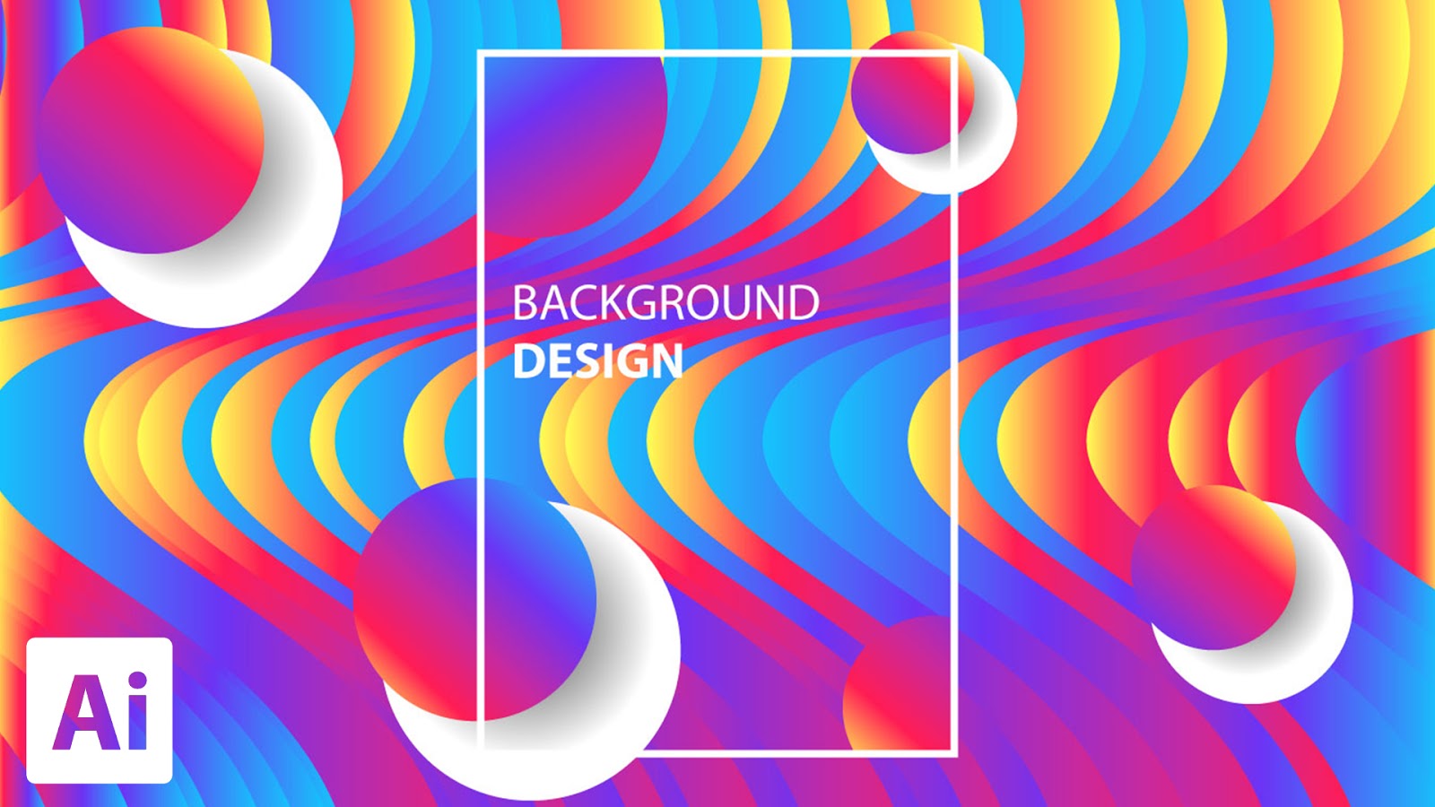 Colorful Background / Wallpaper Design In Adobe Illustrator #2 -  Ideosprocess