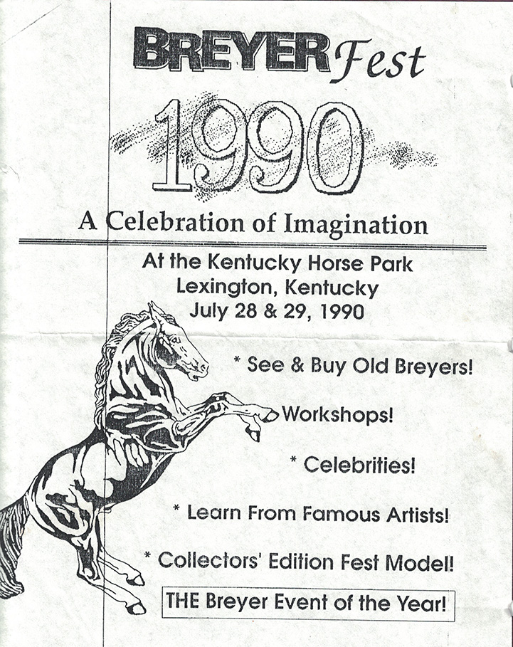 Breyer History Diva The Concept of BreyerFest