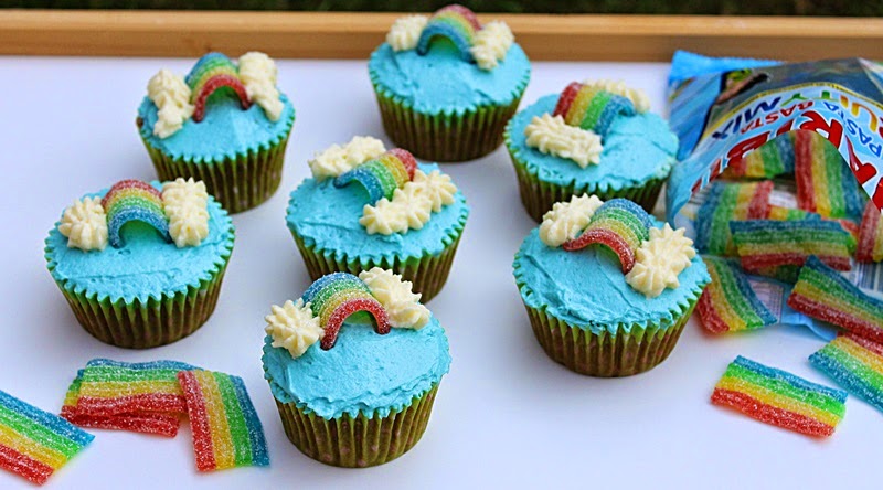 Rainbow Cupcakes Regenbogen Cupcakes - Rezepte Suchen