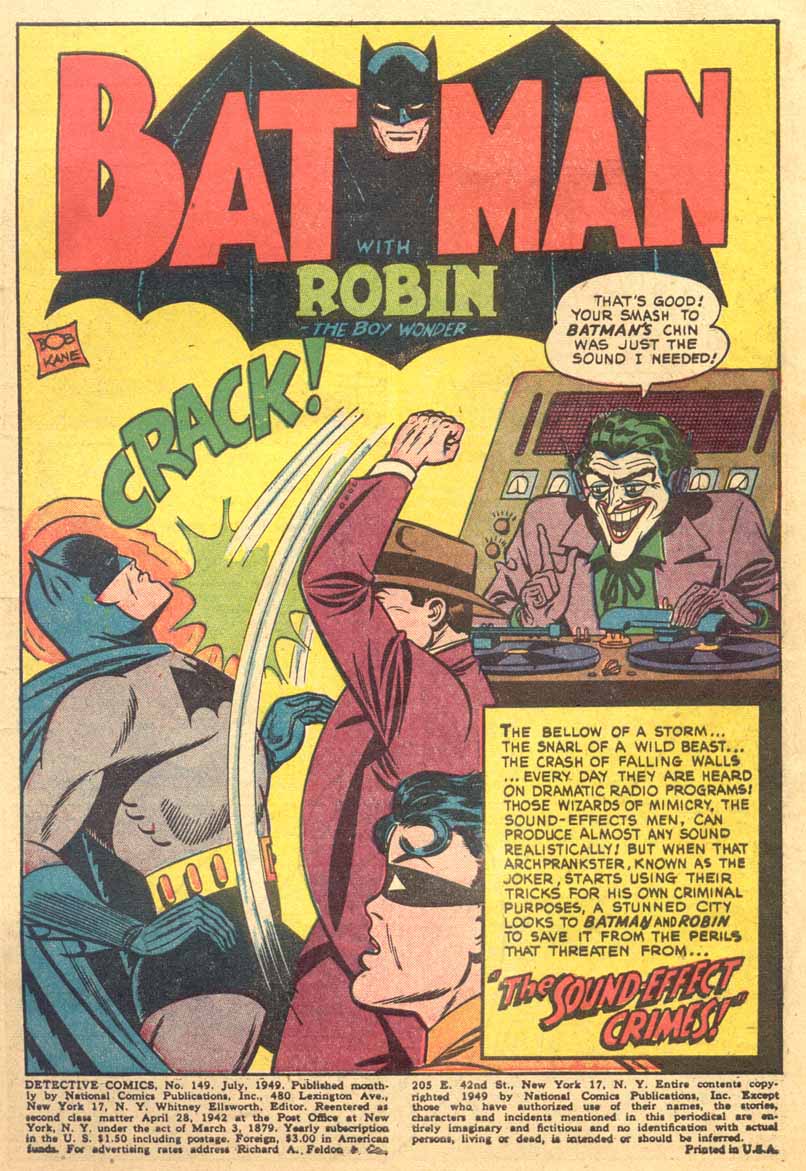 Detective Comics (1937) issue 149 - Page 3