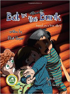 bat in the bunk, elliot sloyer, picture book, camp stories book, summer stories book, camp picture book