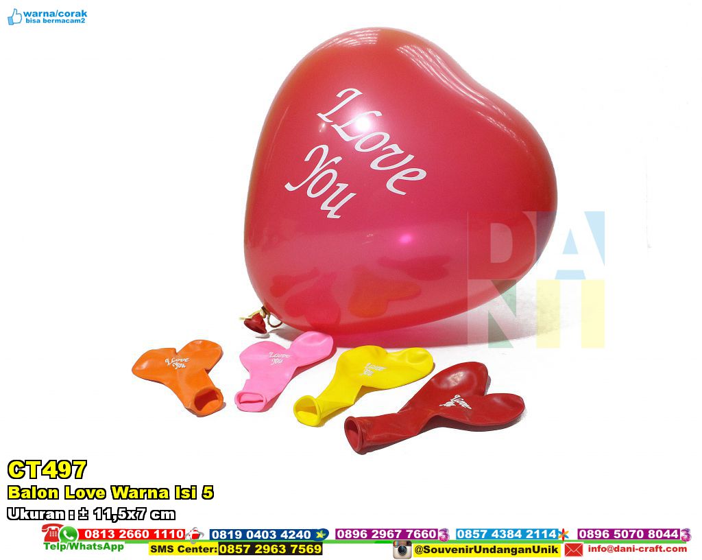 balon warna isi 5 souvenir pernikahan balon warna isi 5 souvenir pernikahan