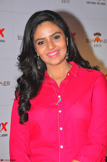 Sree Mukhi in Pink Kurti looks beautiful at Meet and Greet Session at Max Store (7)