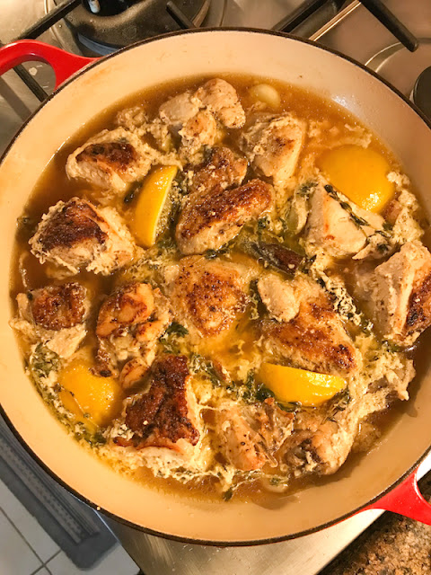 Food Lust People Love: As Jamie Oliver says, this lemon garlic milk sauce chicken recipe sounds like an odd combination but it’s actually incredibly delicious. The chicken is golden and delectable but the star is the garlicky milk sauce. You are going to want to sip that with a spoon straight from the pan.
