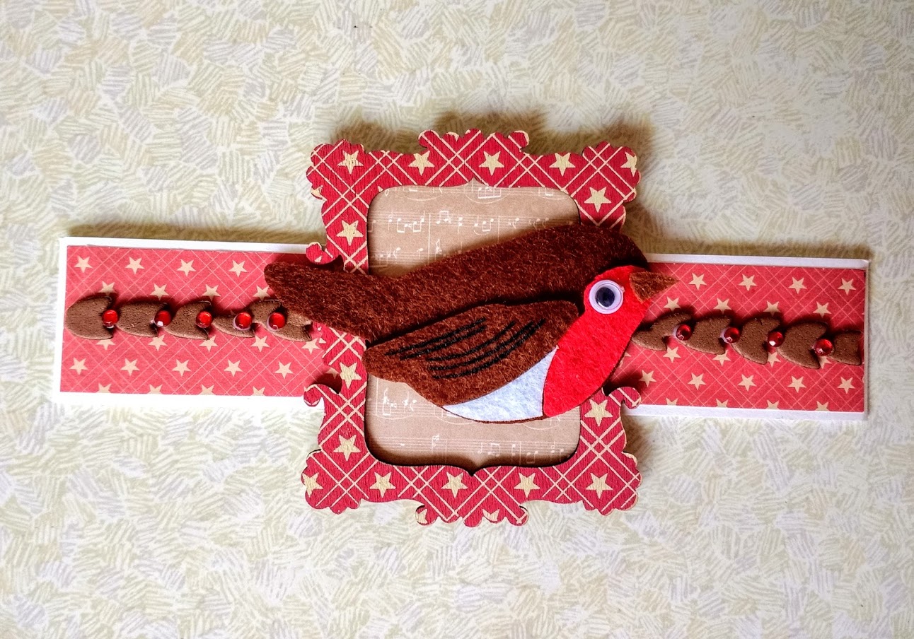 CRAFTY CAPERS Red Robin Design Teabag Tidy CRAFTY CAPERS Red Robin Design Teabag Tidy