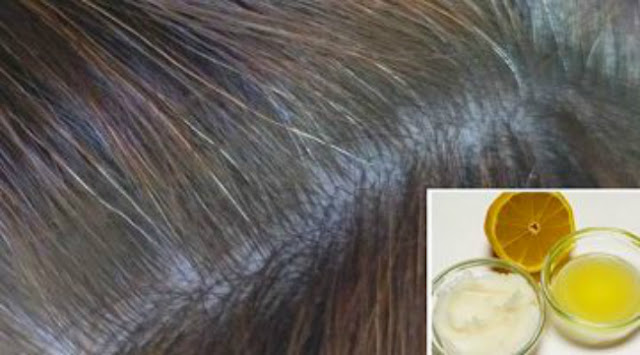 Coconut Oil And Lemon Mixture A It Turns Gray Hair Back To Its