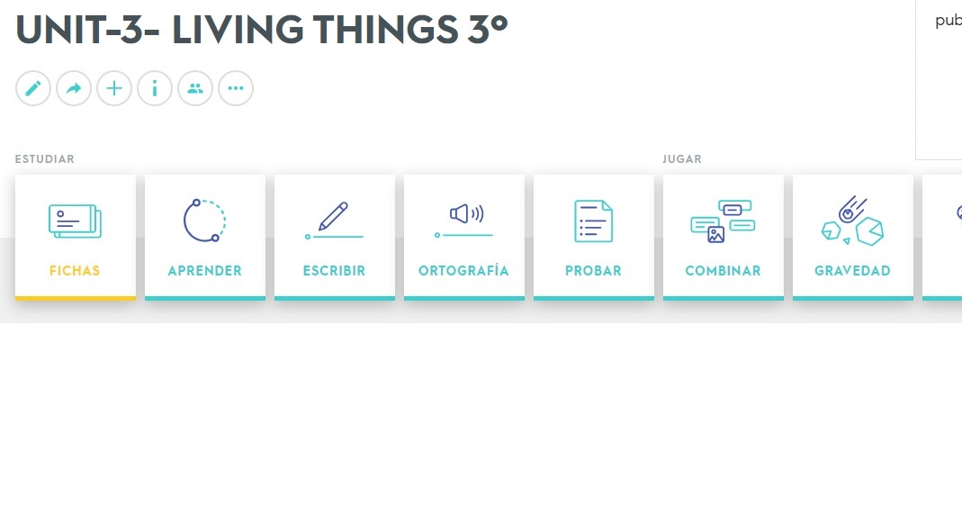 AMIGOYICOS 2013. 2º ESO. UNIT3 QUIZLET LIVING THINGS