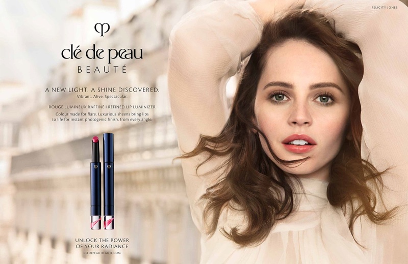 Clé de Peau Beauté Spring/Summer 2019 Campaign featuring Felicity Jones