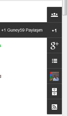 +1 ve Google badge gadget g�r�nt�s�n�n son �ekli