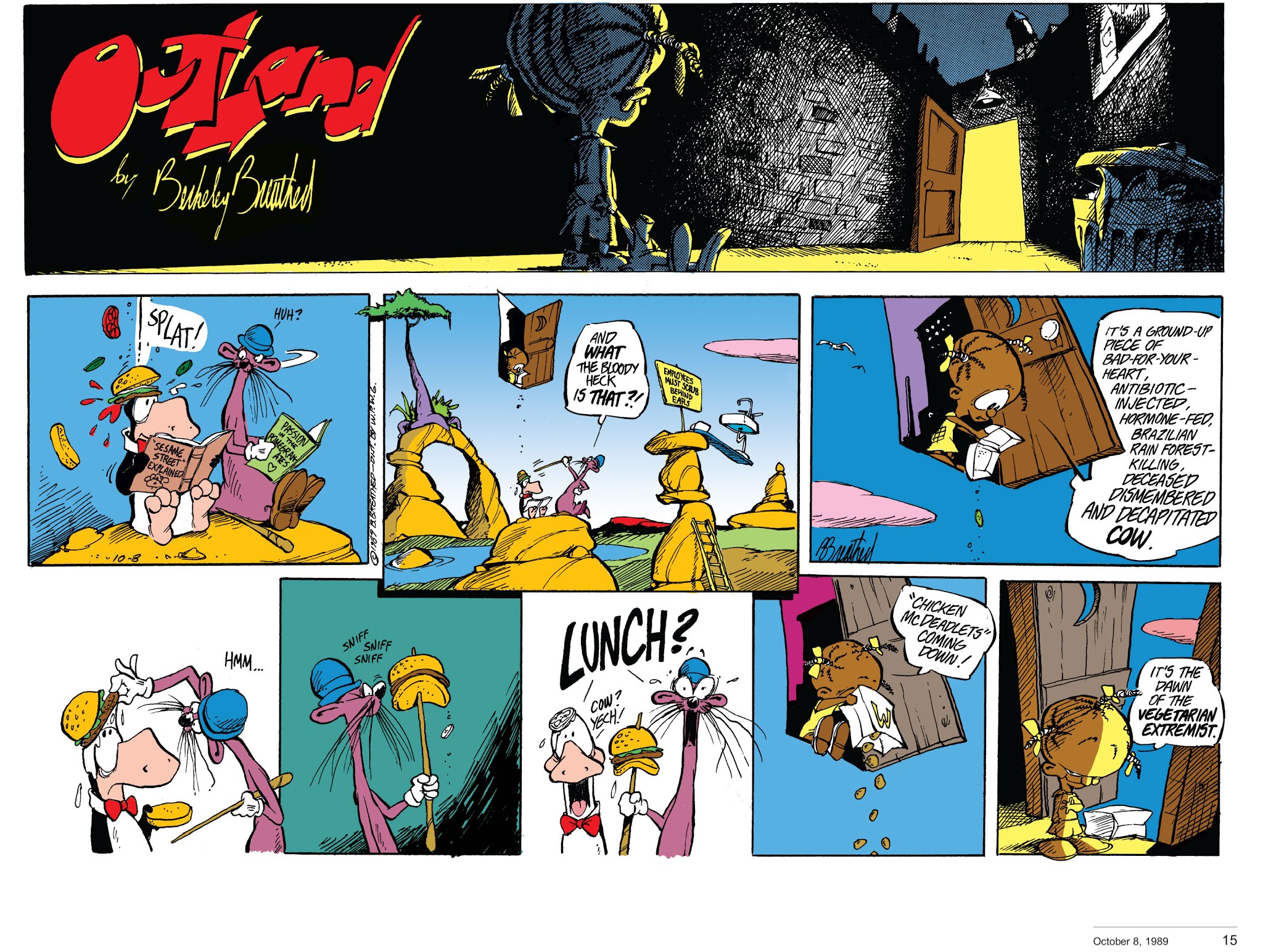 Read online Berkeley Breathed’s Outland comic -  Issue # TPB (Part 1) - 16