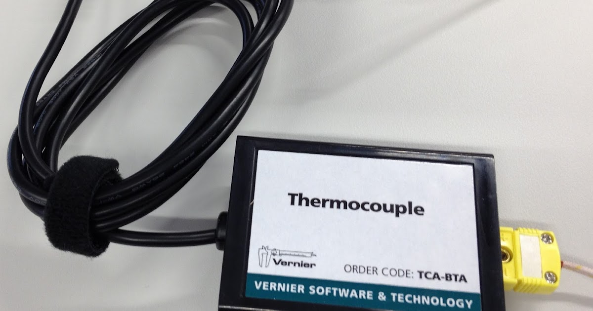 VUW School Chemical and Physical Sciences Vernier Thermocouple