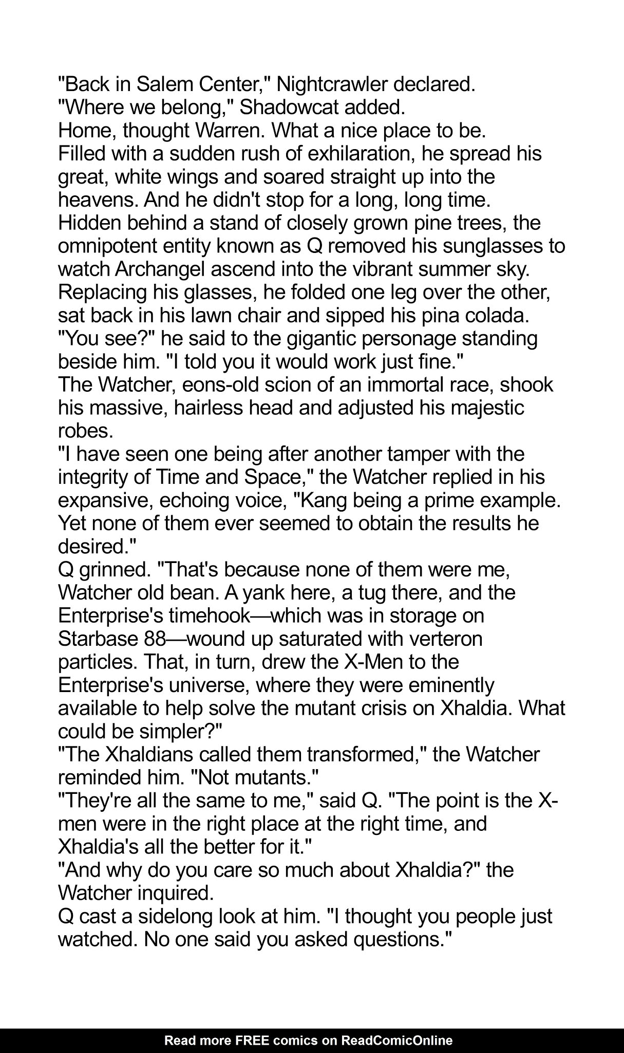 Read online Star Trek: The Next Generation/X-Men: Planet X comic -  Issue # TPB (Part 3) - 59