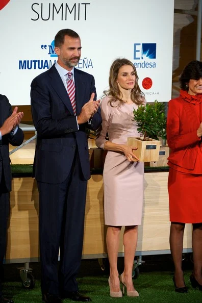 Prince Felipe and Princess Letizia attended the StartUp Competition awards in Madrid