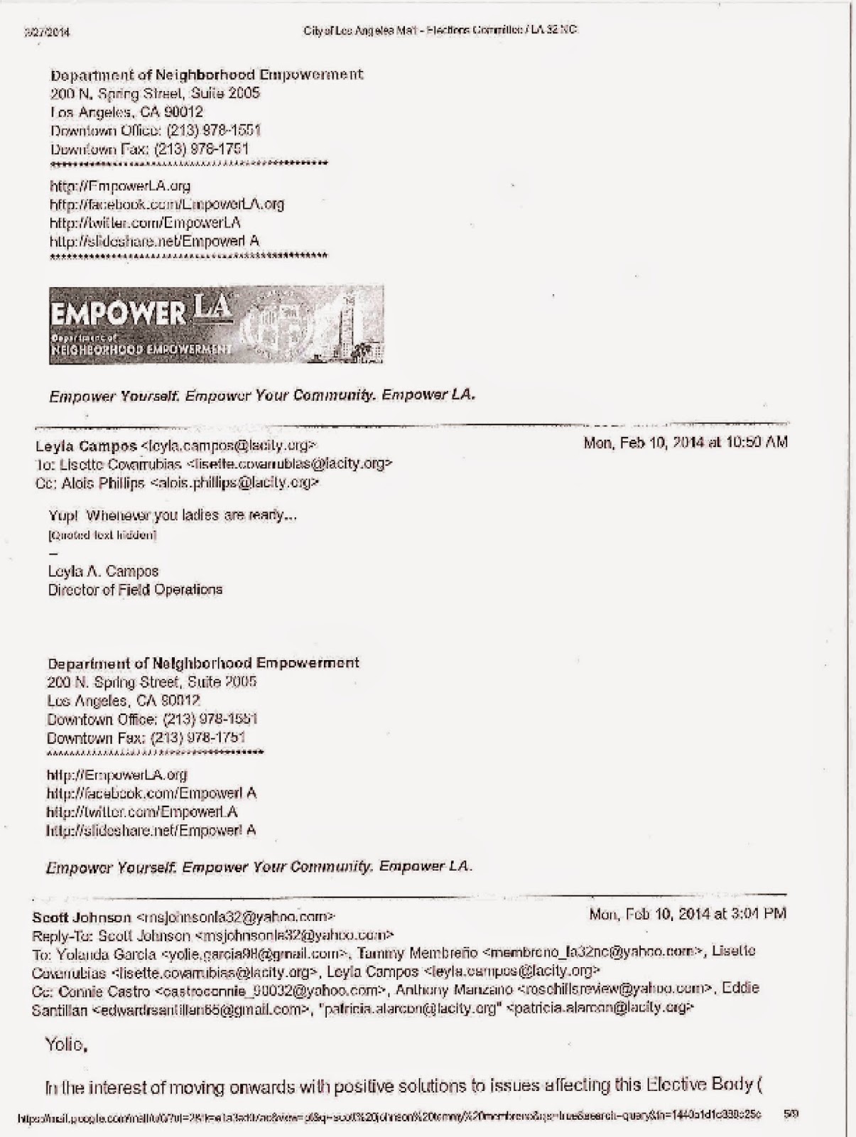 Mayor Sam's Sister City Home of Los Angeles Politics Dispatches from