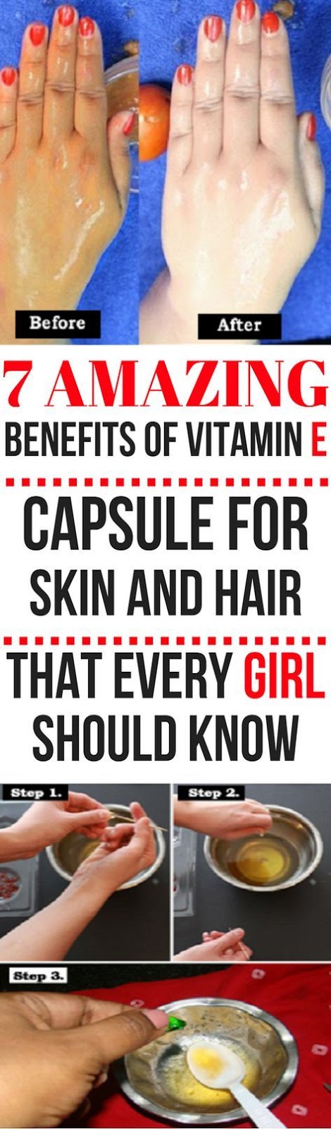 7 AMAZING BENEFITS OF VITAMIN E CAPSULE FOR SKIN AND HAIR THAT EVERY ...