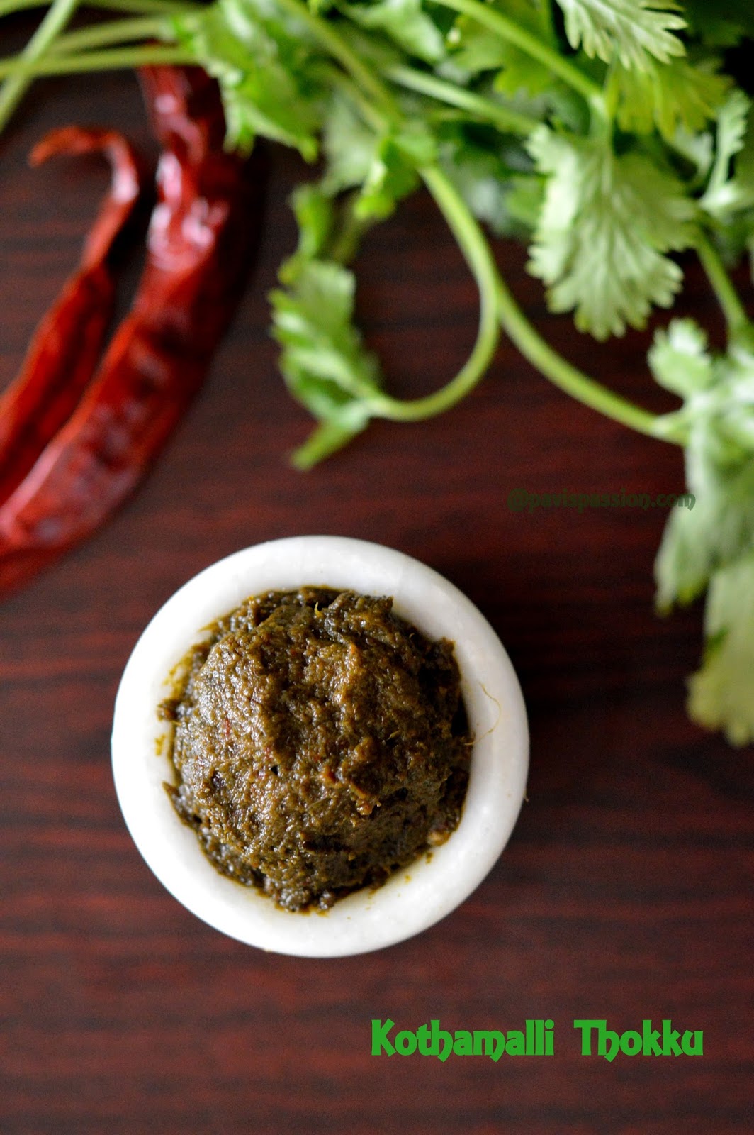 PavisPassion Kothamalli thokku Coriander Thokku Coriander Pickle