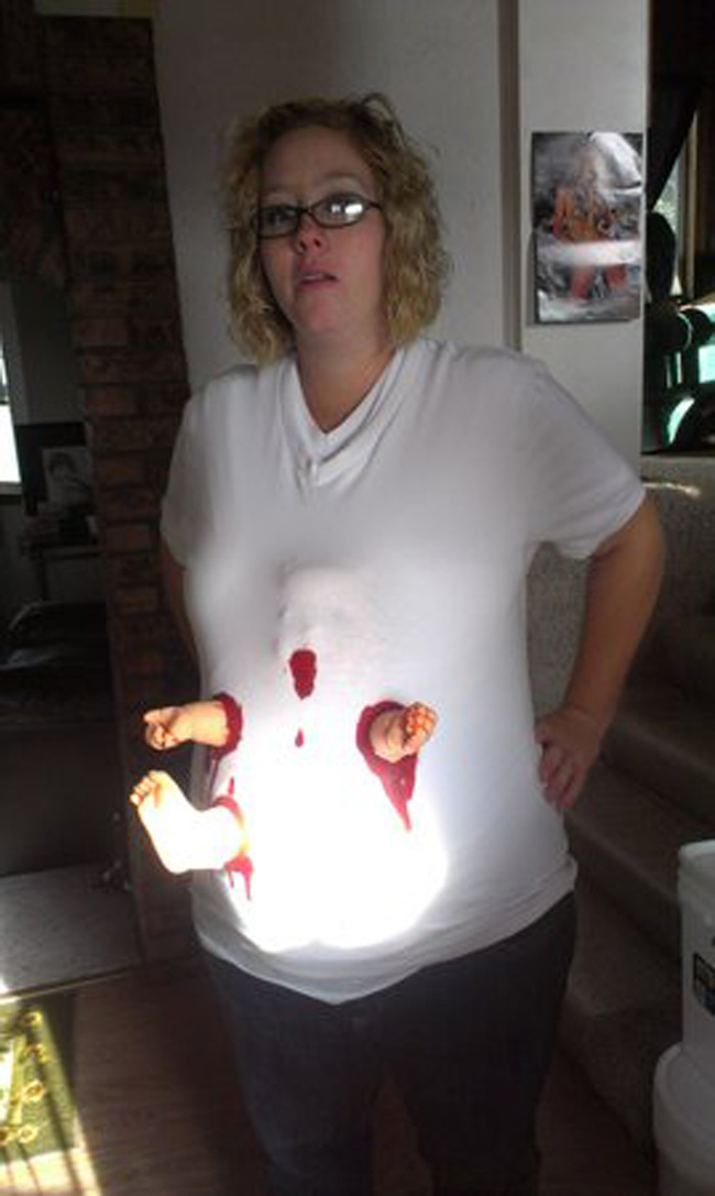√ How to make baby coming out of belly halloween costume | paula's blog