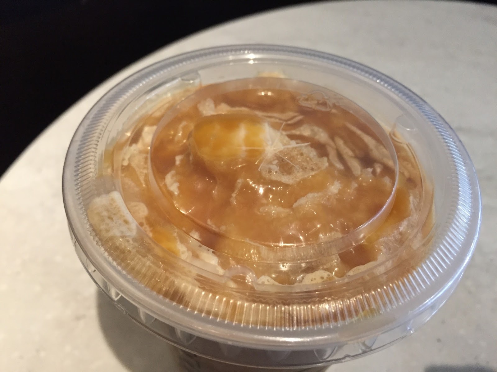 Caramel Espresso Granita From Starbucks / スターバックスのキャラメル エスプレッソ グラニータ