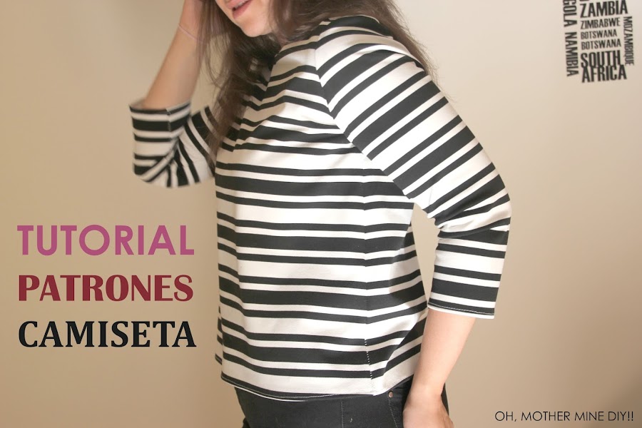 DIY Tutorial y patrones: Camisa Básica Mujer. Costura y diy.