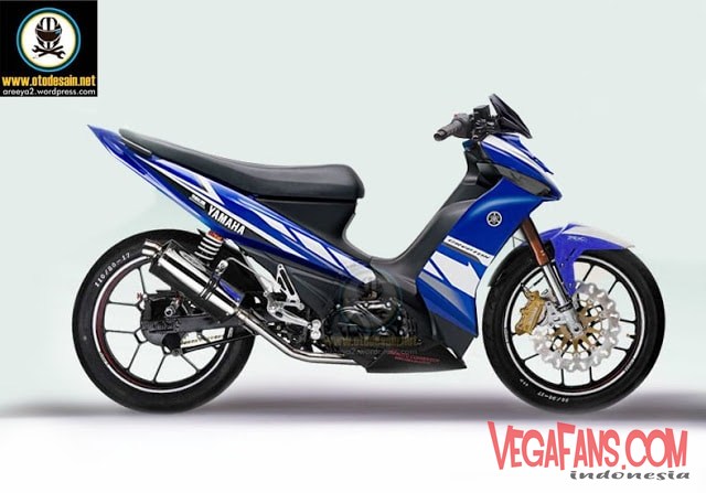 Modifikasi Vega ZR Biru ala Moto GP Modifikasi Vega ZR Biru ala Moto GP