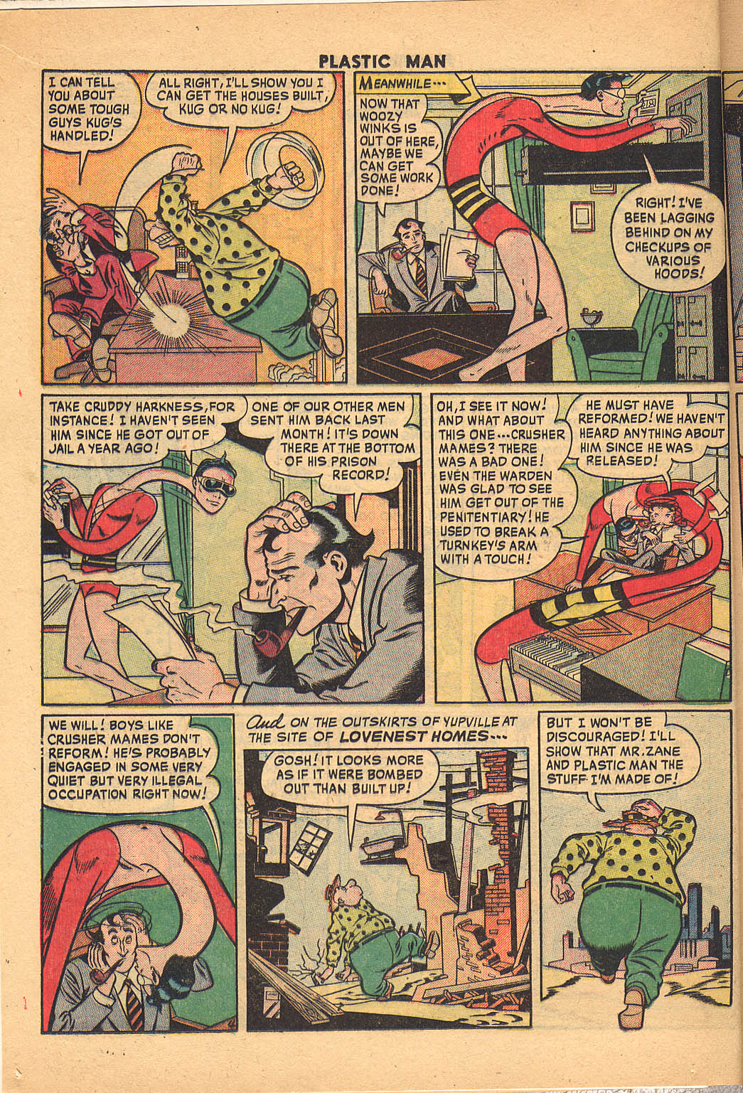 Read online Plastic Man (1943) comic -  Issue #26 - 18